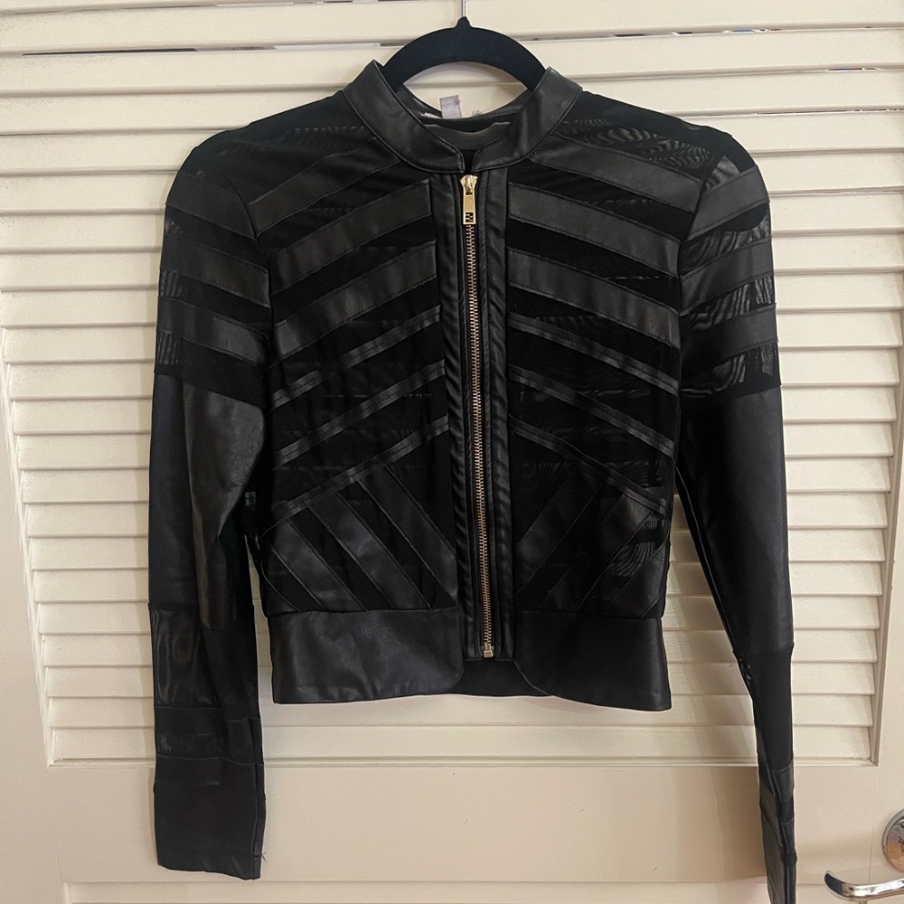 Black Women's Leather Jacket